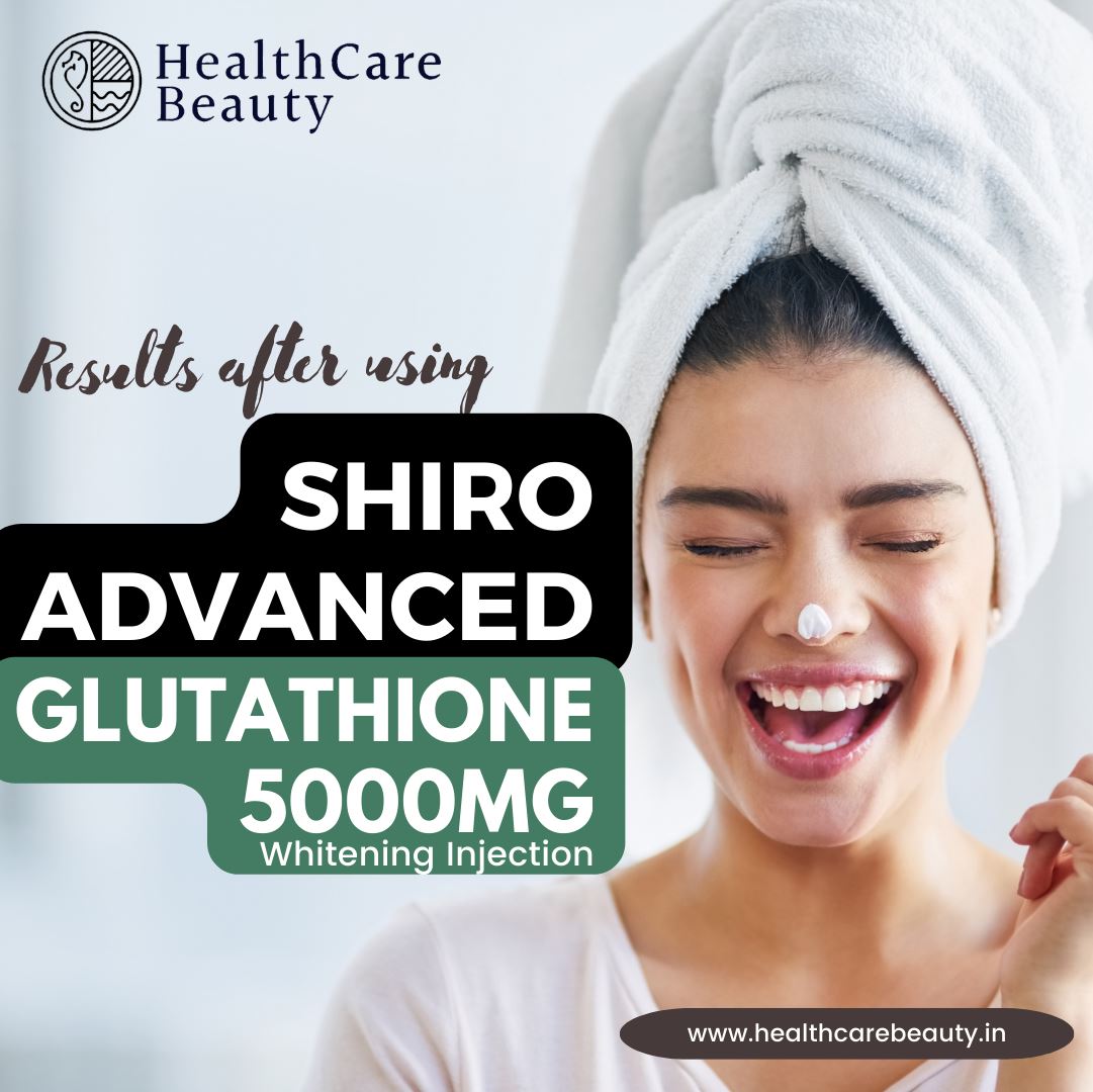 Results after using Shiro Advanced Glutathione 5000mg Whitening Injection